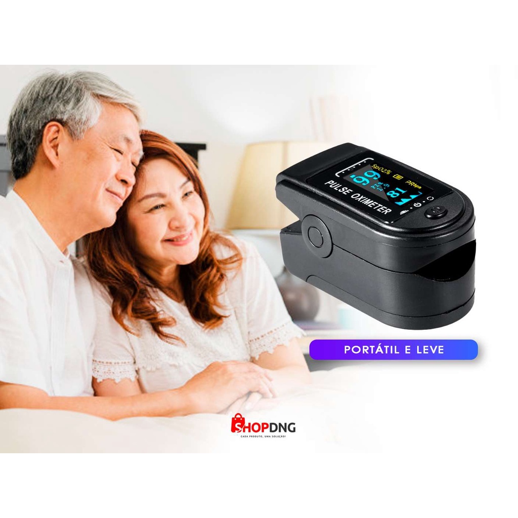 Oxímetro Digital Dedo Saturação Olede – Preto Certificado