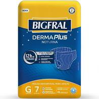 Kit 3 Fralda Geriatrica Bigfral Derma Plus Noturna
