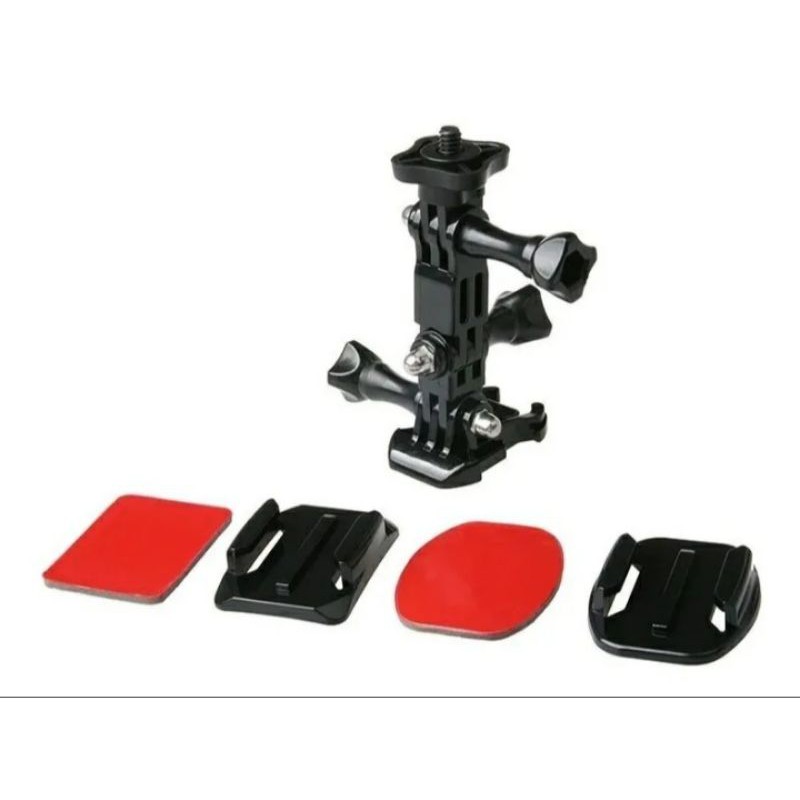 Suporte Articulado Lateral Go Pro 11 Peças Gopro Capacete