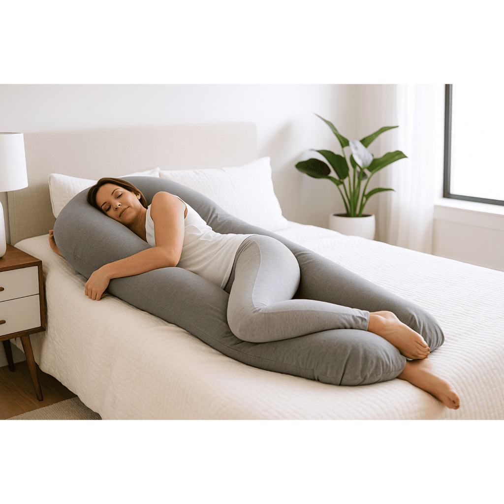 Travesseiro Gestante de Corpo Gravida Refil + Fronha com Zíper