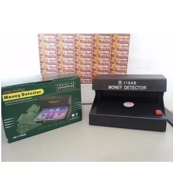 Detector Teste De Nota Falsa Dinheiro Selo Carteir