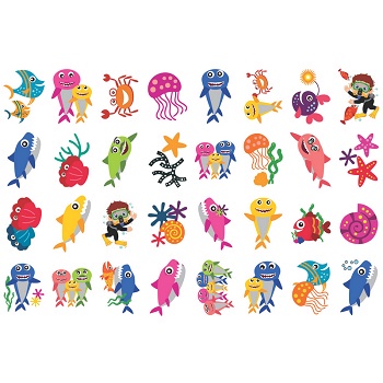 Tatuagens Temporárias 32 pçs – Baby Tubar