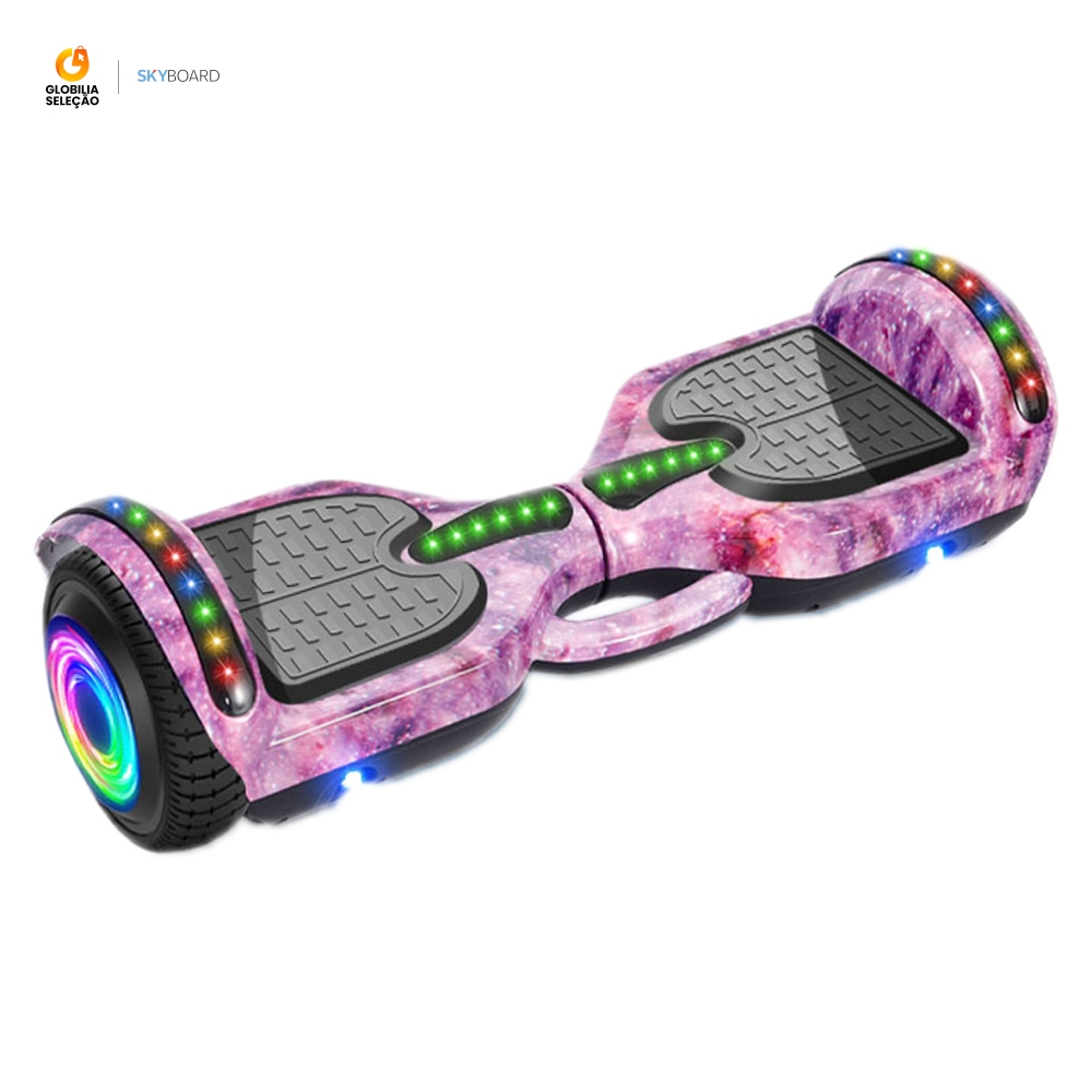 Hoverboard Overboard Infantil Skate Elétrico 6.5  Led Bluetooth Bateria De Grande Capacidade Motor B