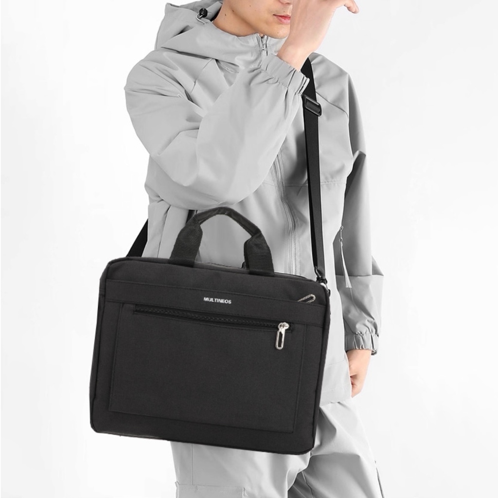 Bolsa Pasta Masculina Feminina Para Notebook Bolsa Transversal Com Capacidade Grande Bolsa de Docume