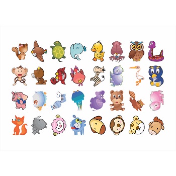 Tatuagens Temporárias 32 pçs Animais 3