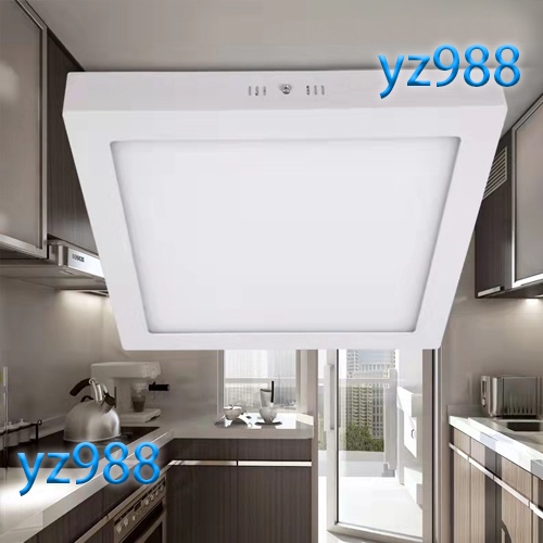 Painel  plafon Luminaria Quadrado Redondo Sobrepor