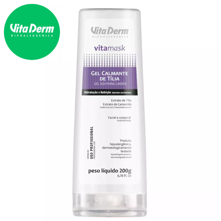 Máscara Gel Calmante De Tília Plus 200gr Vita De