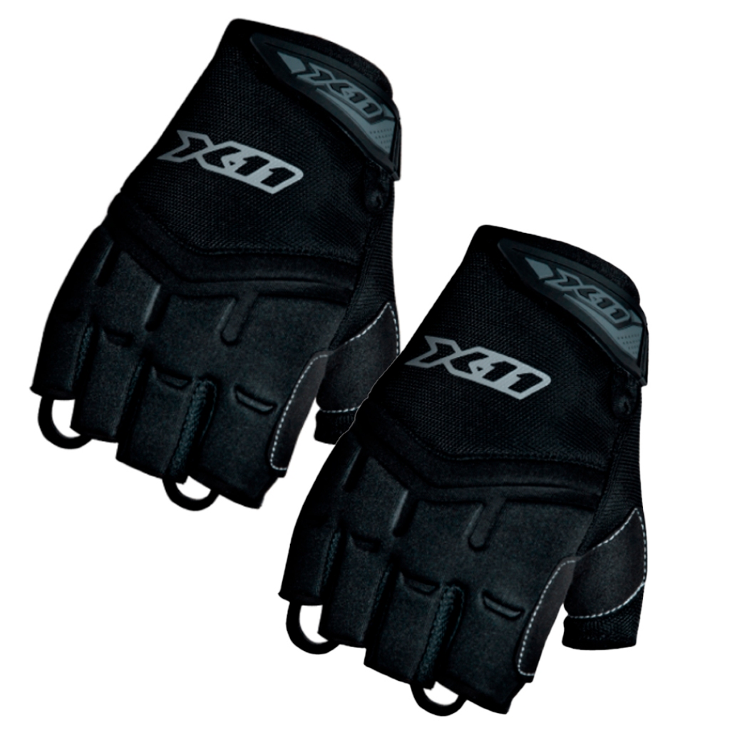Luva Para Motoboy Verão Fit X Meio Dedo X11 Motociclista Confortável Antiderrapante