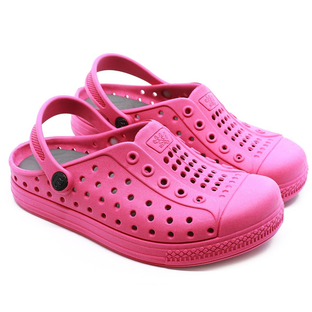 Sandália Babuche Adulto Plugt Feminino Rosa Pink Confortável Médica Enfermeira Leve Antiderrapante