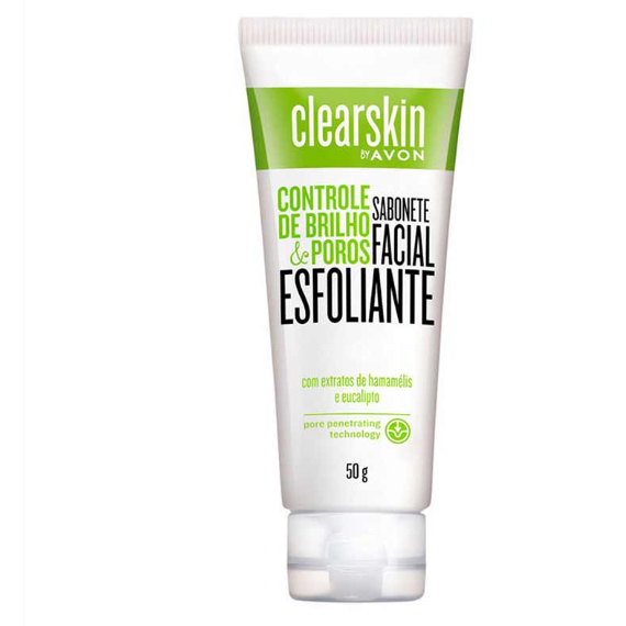 Sabonete Facial Esfoliante Clear Skin Controle De 