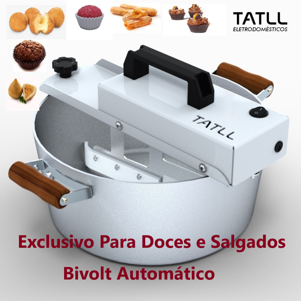 Panela Mexer Doces De Festa Brigadeiros Recheios Automática Sistema Power Plus 8 L Promoção