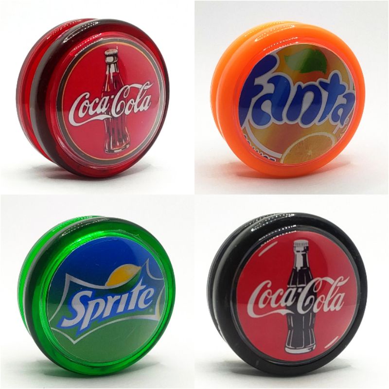 4 yoyo (ioiô,yo-yo) Profissional Coca Cola Fanta Sprite Retrô Coleção YOYOBRASIL Personalizados + 6