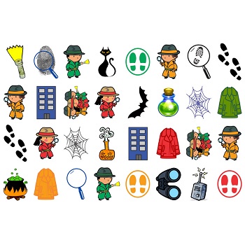 Tatuagens Temporárias 32 pçs – Detetives
