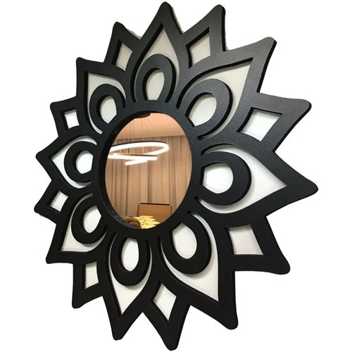 Espelho Mandala Florada Decorativo 29×29 Deco