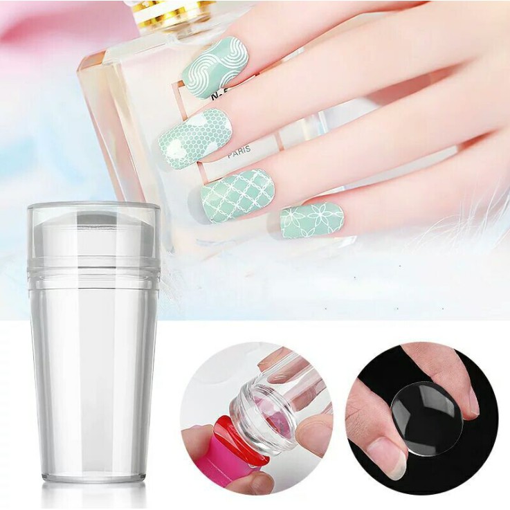 Cabeça De Silicone Transparente Geléia Vedação