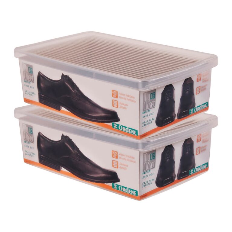 Kit 2 Caixa Organizadora De Sapatos Grande Para Cl