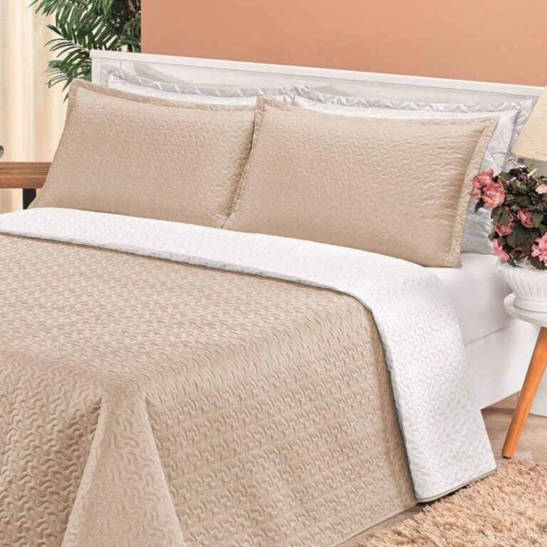 Kit Colcha Cobre Leito Casal Queen 2,40×2,60 