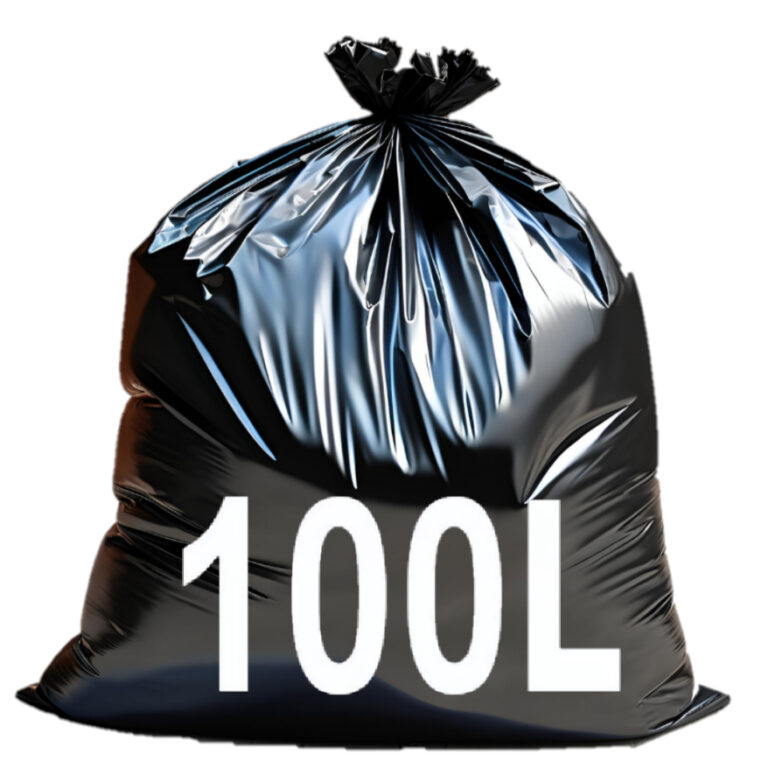Saco de lixo 100 Litros pacote com 100 unidades 0.