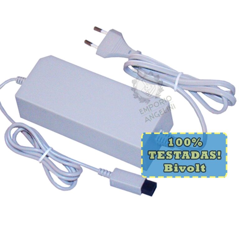 Fonte Wii Bivolt Automática 110v-220v c/ Nota Fis