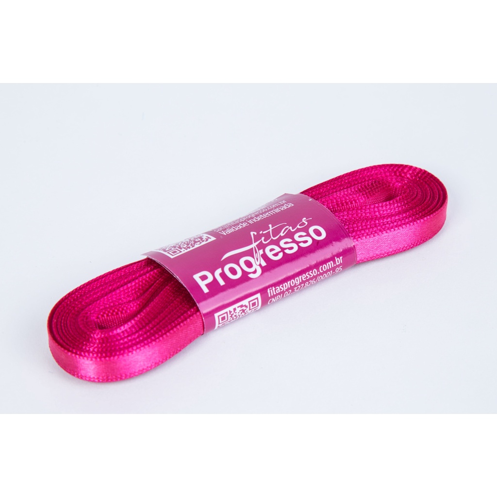 Fita de Cetim Pink Cor 303 – 01 unidade – Progresso – Kafe Embalagens
