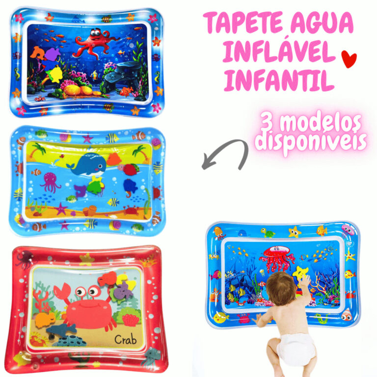 Tapete Térmico Sensorial Tatame Inflável de Águ