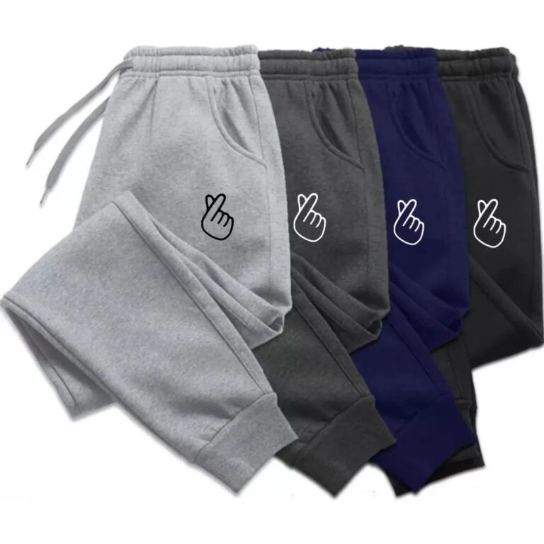 KIT 3 CALÇAS MOLETOM DOLLARS JOGGER SLIM UNISSEX 