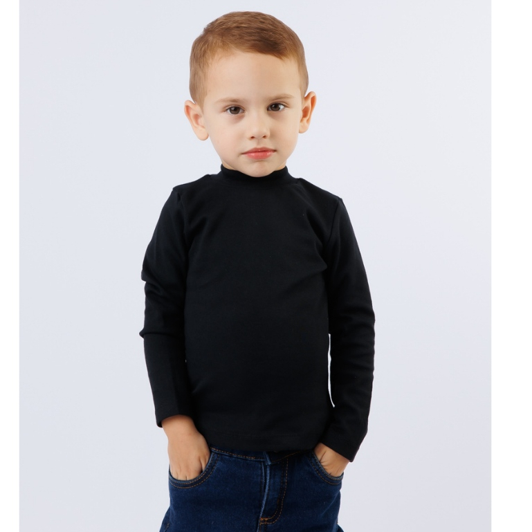 Blusa Gola Alta Manga Longa Segunda Pele INFANTIL 
