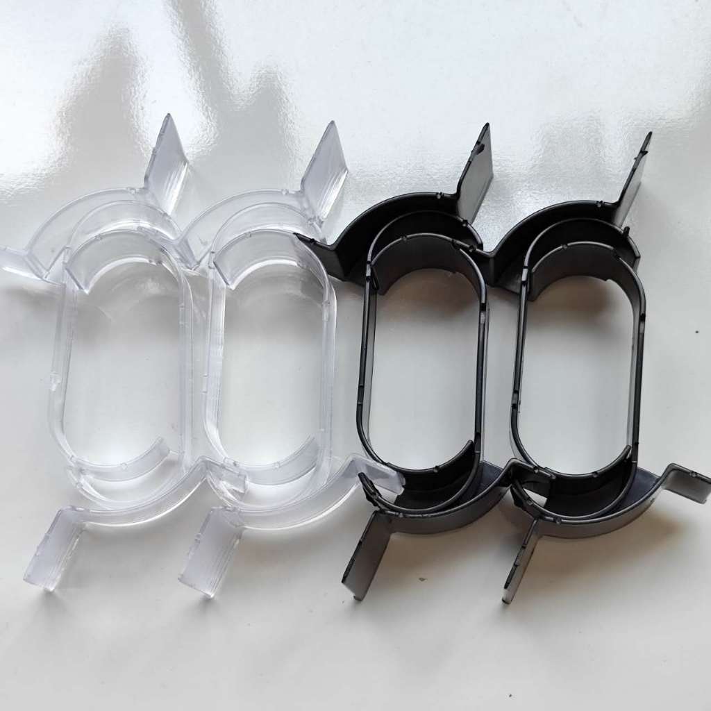 Relógio C suporte 4-40 Peças Transparente e preto Suporte Expositor Acrílico Para Relógio