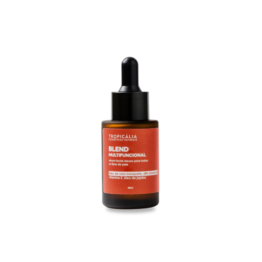 Óleo Facial Clareador De Manchas e Anti-idade com Rosa Mosqueta – Tropicália Cosméticos 30mL