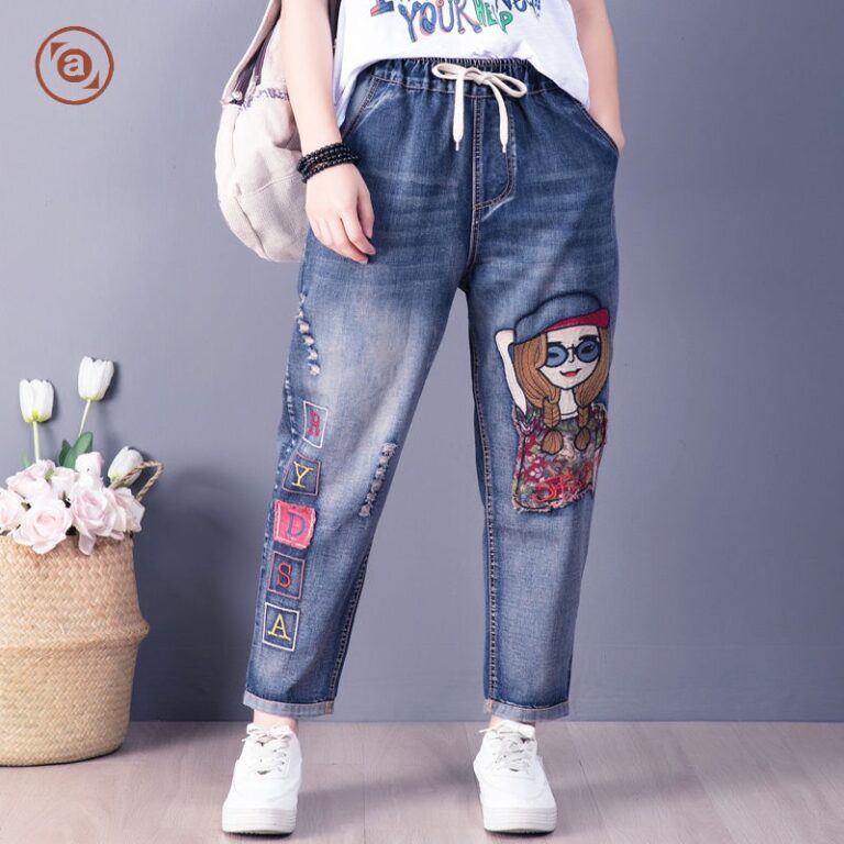 Novo Estilo De Calça Jeans De Mola Mulher De Cint