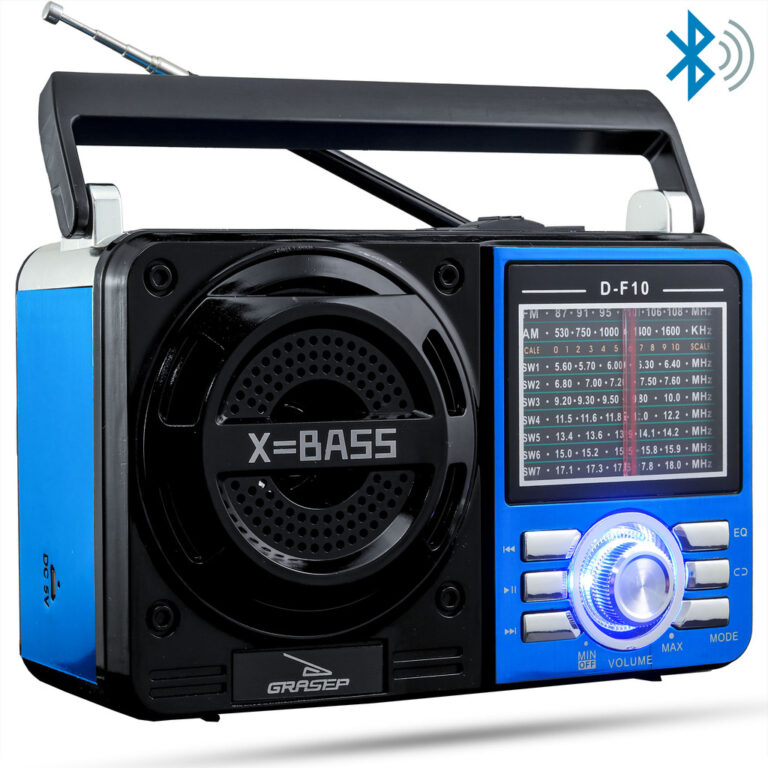 Rádio Radinho Bluetooth Retrô Vintage D-F10 Am F