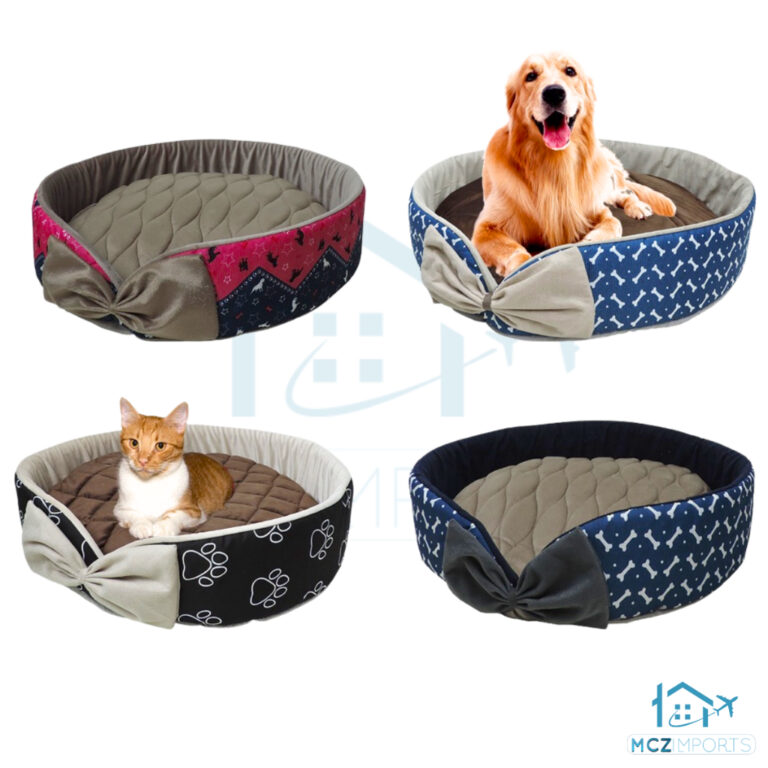 Cama Pet Redonda Caminha confortável para cães e