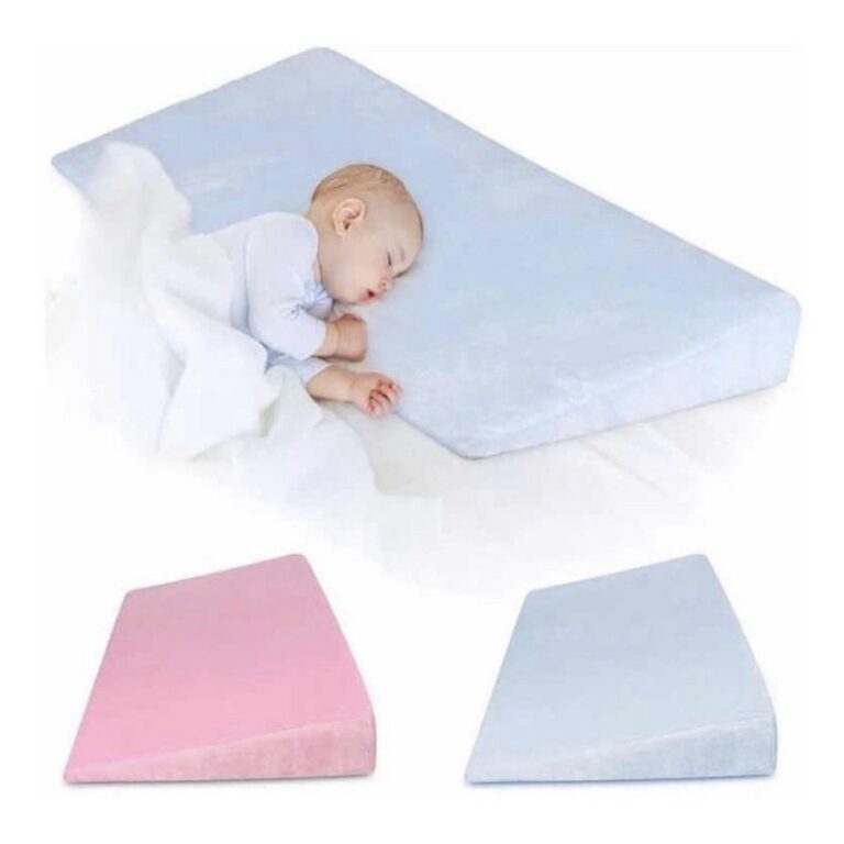 Travesseiro Anti Refluxo para Berço Bebê com Cap