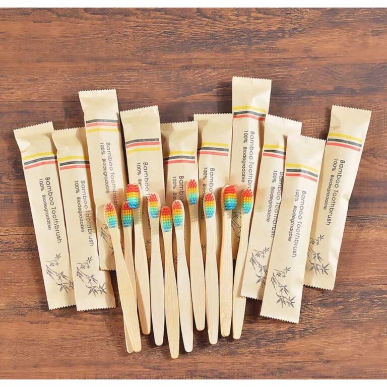 Escova de Dente Bambu Ecológica Biodegradável 1 