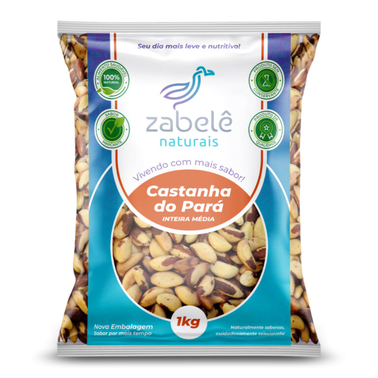 Castanha Do Pará 1kg Inteira- Zabele Naturais