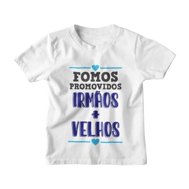 Camiseta Fomos Promovidos a Irmãos Mais Velhos