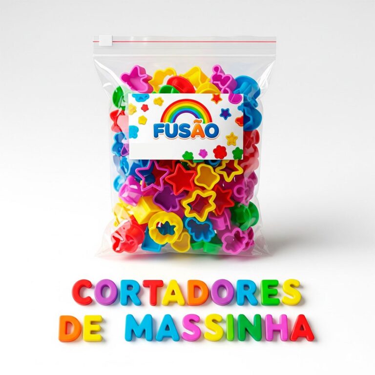 Cortador Molde Forminha p/ Massinha de Modelar Kit