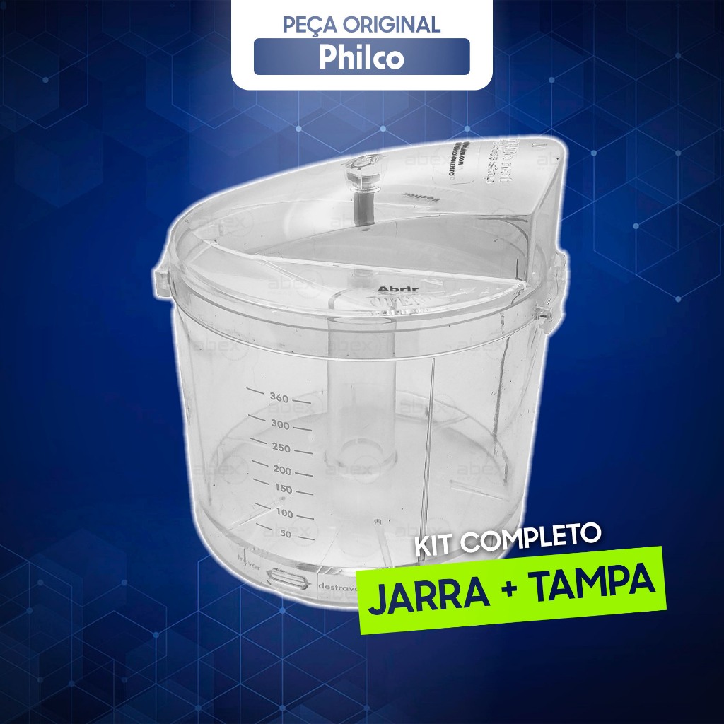 JARRA COPO COMPLETA MINI PROCESSADOR BRITÂNIA MINI 2P ORIGINAL