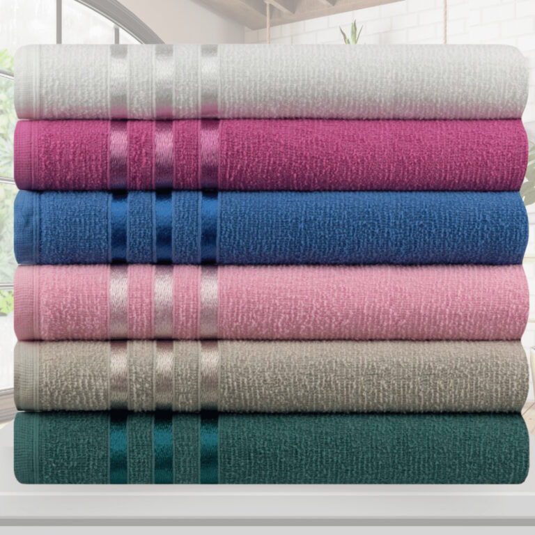 Toalhas de Banho Kit 2pçs 62x110cm 100% Algodão 