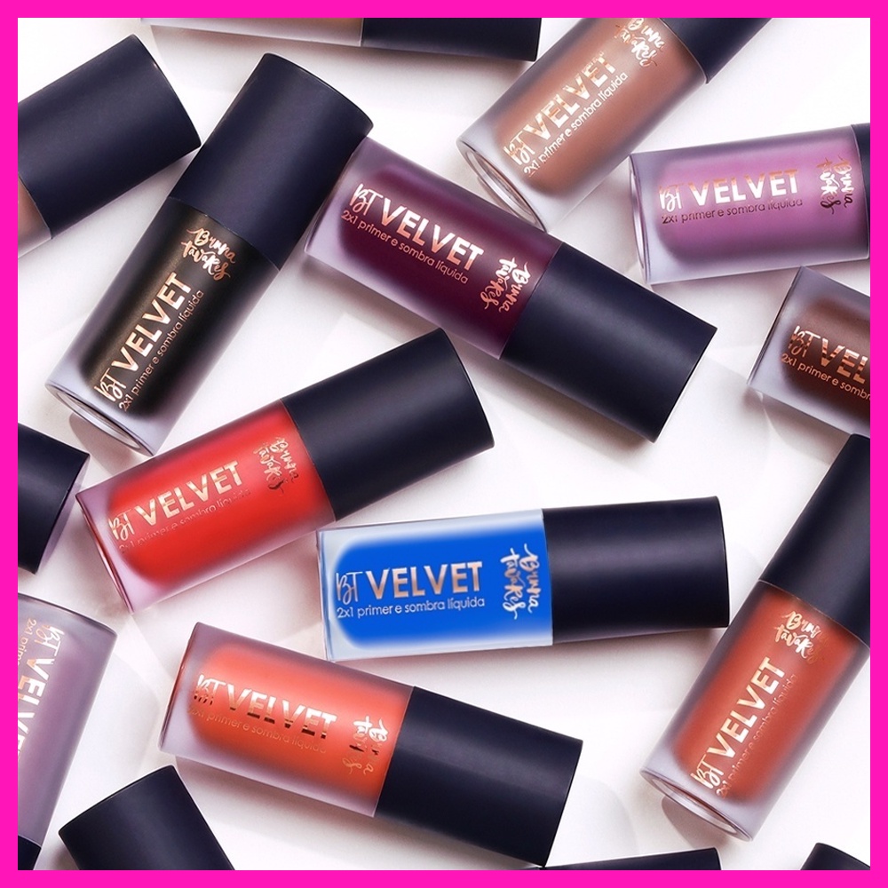 Bruna Tavares BT Velvet 2×1 Primer e Sombra Líquida Aveludada Nova Embalagem