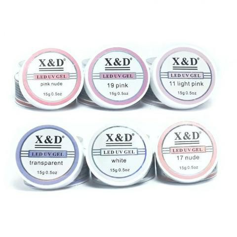 Gel XEd 15g Led Uv Gel para Unhas Xd Profissional 
