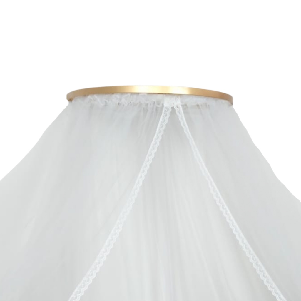 Dossel fino com mosquiteiro tule para berço