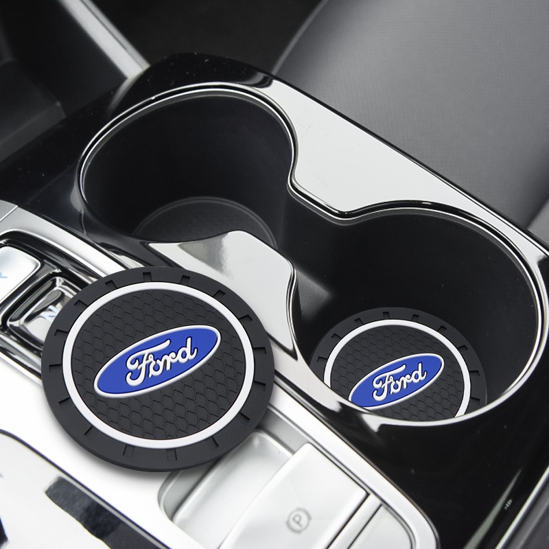 Ford Capa De silicone Porta-Copos Com Logotipo Decoração Estilosa Para MK Fiesta Foco Mondeo Kuga ex