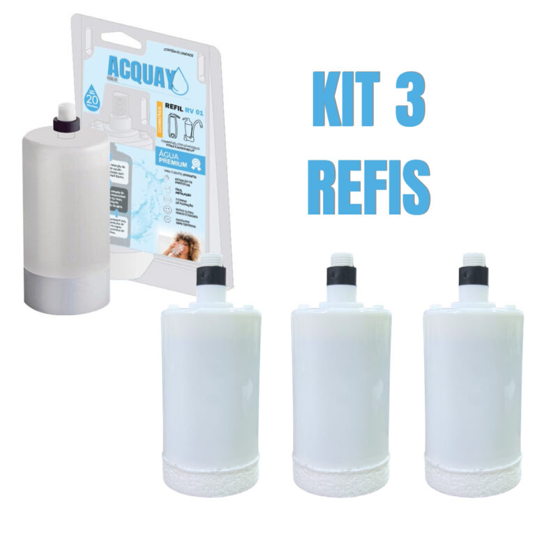 Kit 3x Refil Compatível Com Vela Filtro Lorenzett