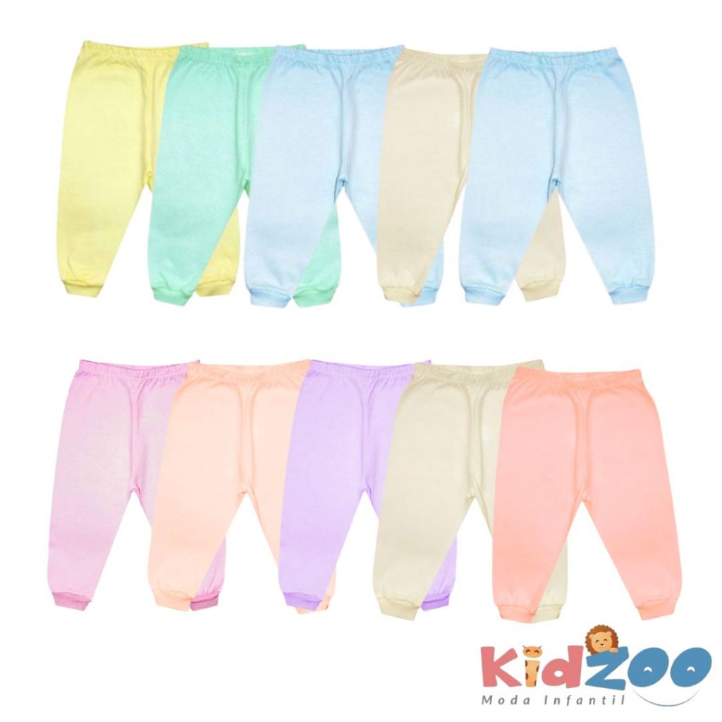 Kit 5 Mijões em Malha S/ Pé / Roupa de bebe/ Enxoval Barato