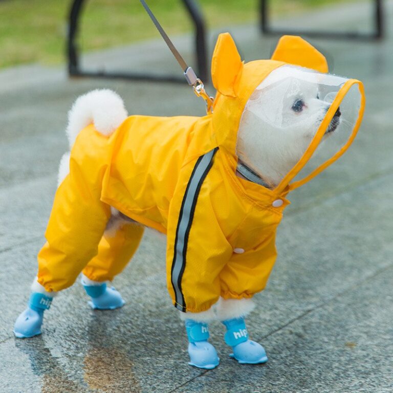 Capa de chuva para cachorro Capa De Chuva À Prova