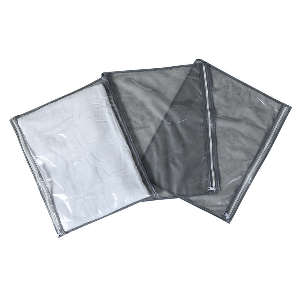 Kit 10 Organizadores Lençol Toalha De Pvc Tnt E Ziper