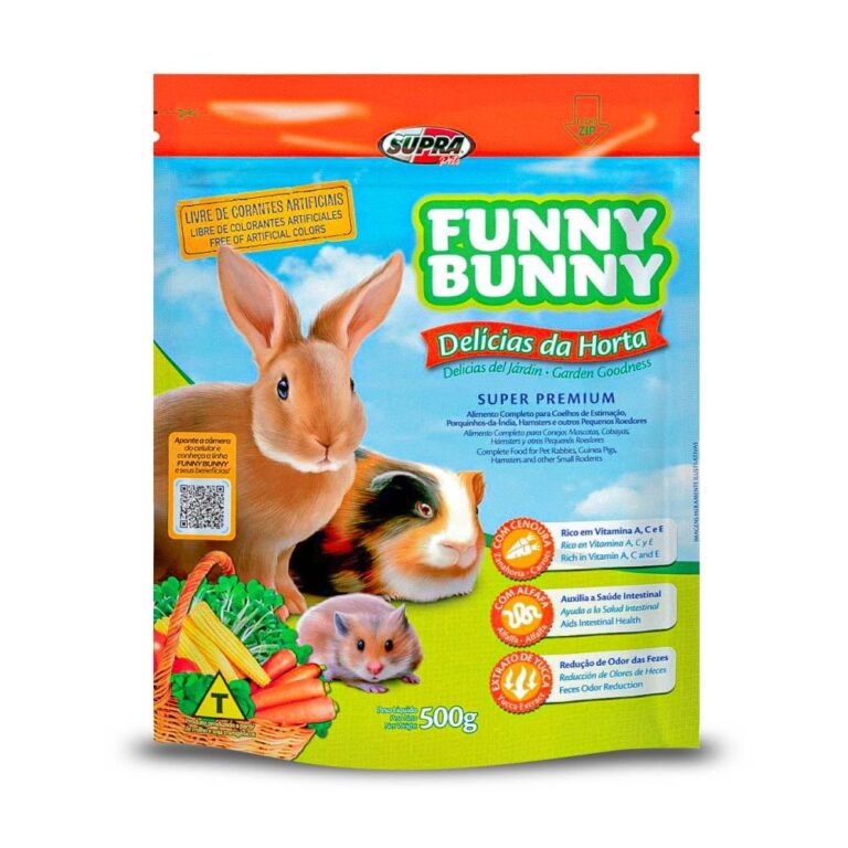 Funny Bunny Delícias da Horta 500g Ração para C