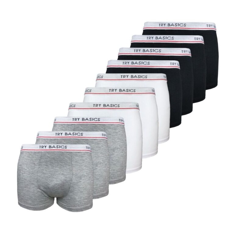 Kit 10 Cuecas Boxer Infantil Box Algodão Cotton N