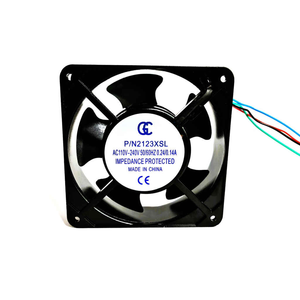 Microventilador Cooler Ventoinha Bivolt 110v 220v 120x120x38 Metálico